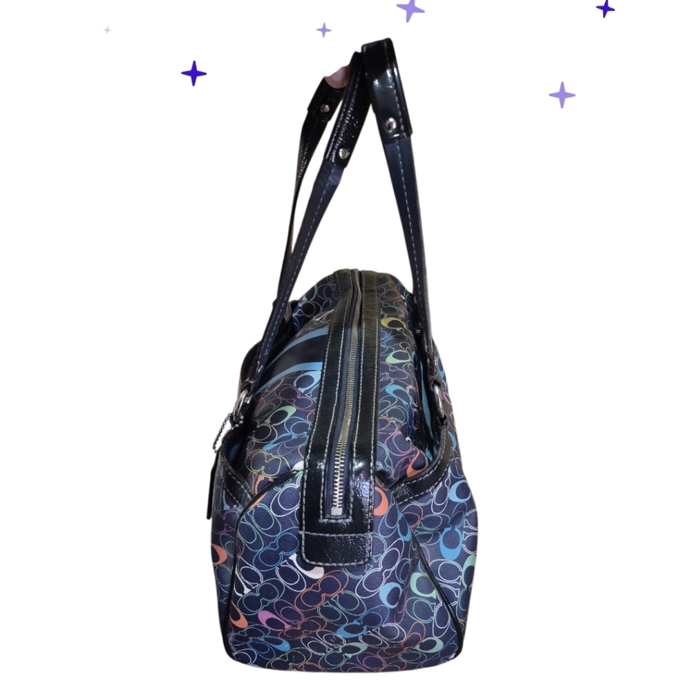 Coach Multicolor Signature Satchel - Picture 4 of 8